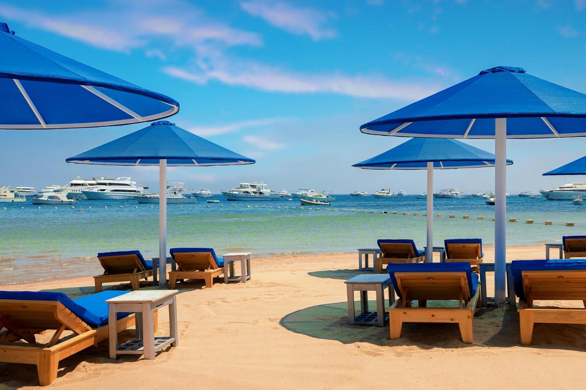 Pickalbatros Blu Spa Resort - Adults Friendly 16 Years Plus- Ultra All-Inclusive الغردقة المظهر الخارجي الصورة Beach at the InterContinental